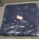 Lann's Linens - 132" Round Premium Tablecloth for Wedding/Banquet/Restaurant - Polyester Fabric Table Cloth - Navy Blue