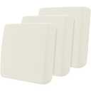 Hokway Stretch Couch Cushion Slipcovers Reversible Cushion Replacement Slipcovers Sofa Cushion Covers (Cream White, 3)