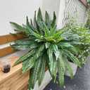 Artificial Ferns for Outdoors & Indoors, 2 Packs Fake Ferns Artificial Plants Large, 48in Lifelike Faux Boston Fern with 88 Fronds Ideal for Planter Porch Home Garden Business Decor, Potted or Hanging