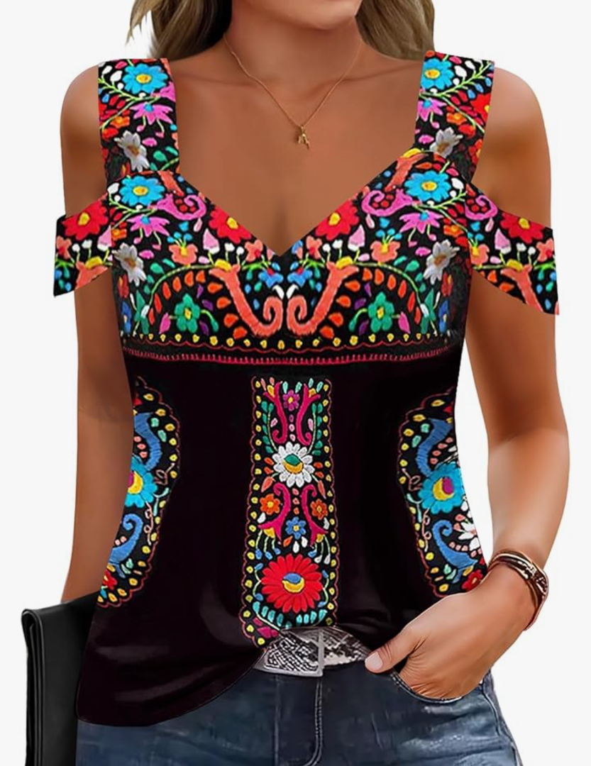 Soesdemo Summer Tops Womens Tunic Top Short Sleeve Cold Shoulder V Neck Loose Fit Basic Tee Casual Tops Shirts Blouse 2XL