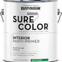 Rust-Oleum 380227 White Sure Color Interior Paint + Primer, Semi-Gloss, 1 Gal