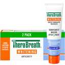TheraBreath Whitening Toothpaste, Gentle Peroxide-Free Teeth Whitening in 1 Week (3), with Fluoride for Anticavity Protection, Dazzling Mint, 4 Oz, 2-Pack