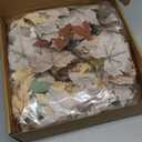 BLOSMON Fall Garland with Light for Mantle: 6ft Thanksgiving Garland for Table with 40 LEDs - 8 Lighting Modes with Remote Timer - White Maple Leaf Lighted Garlands for Railing Outdoor Home Decor