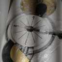 Anmotpe Wall Clock Modern Large Clocks Battery Operated Silent Quartz Wall Clock for Living Room,Light Luxury Stylish Design Vintage Clock for Bedroom, Office,Kitchen 31X18inch : Home & Kitchen