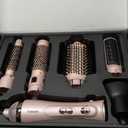 Nimmu Blow Dryer Brush Set, 5-in-1 Hot Air Brush Set, All-in-One Hair Styler for Salon Blowouts, Smoothing, Curling & Volumizing and Straightening, Less Frizz & Heat Damage, Pink