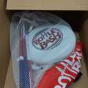 Bottle Bash Outdoor Flying Disc Game Set Frisbee Toss Backyard and Beach Game for Family, Adult & Kids - Beersbee & Polish Horseshoes