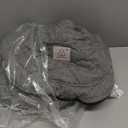 ACRABROS Car Seat Cover Baby: Winter Infant Carseat Canopy for Boy Girl Newborn, Zipper Peeping Window, Warm Cozy Cold Weather Waterproof Fitted, Heather Grey