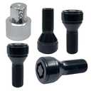 36136792851 Lockable Wheel Lock Anti-Theft Bolts Fit for BMW 228i 328d 328i 335i 428i 435i 528i 535d 535i 650i X1 X2 X3 X4 X5 X6 X7 Z4 M2 M3 M4,Replace Model M14x1.25 Bolts with 1 Key, Rim Locks