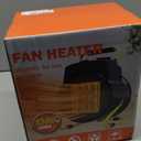 Outdoor Heater for Patio, 1500W Electric Garage Outdoor Heaters with 3 Modes, 3s Fast Heating, with Overheat Protection, Electric Space Heaters for Patio, Garage, Greenhouse, Office (Black)