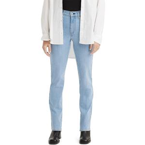 Levi's Women's 724 High Rise Straight Jeans, (New) Medium Indigo Worn in, 27 Short