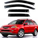 KPY Rain Guards Fit for 2001-2006 Acura MDX, Out-Channel Window Visors Vent Wind Deflectors 4PC, Car Accessories for 01-06 Acura MDX