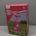 Liberry Toddler Golf Set for 1 2 3 4 Years Old, Upgraded Kids Golf Cart with Unique Shoulder Strap Design, Indoor and Outdoor Golf Toys for Boys Girls (Pink)