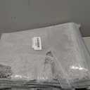 SHACOS Bathroom Rugs Set of 2 Pieces with U Shaped Toilet Rug Contoured Mat Fluffy Plush Bath Mats Non Slip Bathroom Carpet Washable (20"x24"+20"x32",Light Grey)