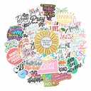 Quote Stickers, Positive Stickers 200Pcs Motivational Waterproof Vinyl Stickers for Water Bottle Hydroflasks Laptops Computers Vision Board for Women Adults Students Teachers Teens