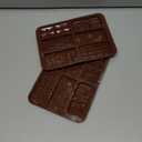 C-CO 6 in 1 Silicone Break Apart Chocolate Bar Mold, Silicone Molds for Wax Melts Non Stick Homemade Protein and Energy Bar Mould, Pack of 2