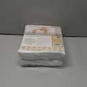 Organic All in One Crib Sheet and Mattress Protector - Waterproof Protectors - Reusable Washable  Fits Cribs  52x28- with 9 Skirt White