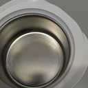 Dental Ultrasonic Retainer Cleaner Machine: 45kHz Dental Cleaning Pod with Digital Timer & 200ML, Deep Cleaning for Dentures, Mouth Guards, Aligners, Night Guards, Braces, Toothbrush Heads & Jewelry (White)