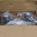 Touch Lamps for Bedrooms Set of 2, Farmhouse Table Lamp with USB C Charging Port, 3 Way Dimmable Nightstand Lamps with Linen Fabric Lampshade for Bedroom, Living Room (Pack2-Black)