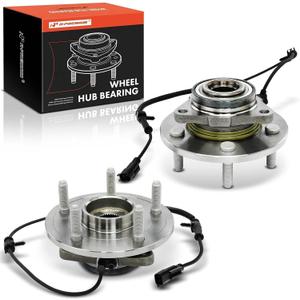 A-Premium 2 x Front Wheel Bearing and Hub Assembly with ABS & 5-Lug Compatible with Ram 1500 2012-2018, 1500 Classic 2019-2022