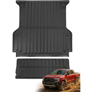 Truck Bed Mat &Tailgate Liner for Ford Ranger 2024-2026 (5FT, 59.6'')