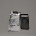 TORRAS Upgraded 360 Magnetic Stand for iPhone 17 Pro Max Case with Camera Control Button, Fit for MagSafe with Ring, Mil-Grade Protection, Translucent Slim for iPhone 17 ProMax Case Ostand, Black