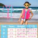 Pottwal Swim Vest for Kids - Swim Jacket - Made of Neoprene & EPE - with Adjustable Crotch Strap, Small