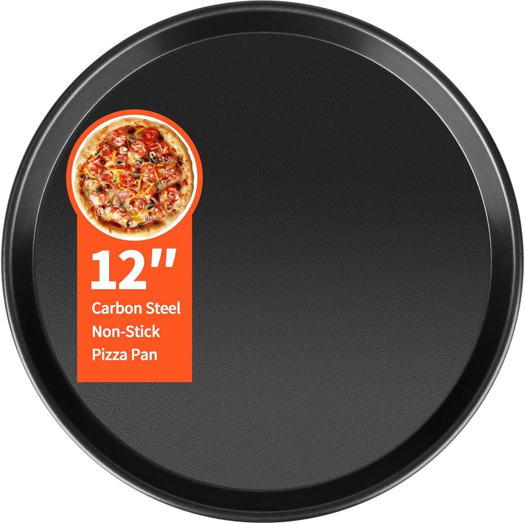 Pizza Pan for Oven, 12 Pizza Pan Compatible with Breville Smart Oven BOV800XL BOV845 BOV900, Non-Stick Pizzas Tray for Breville Toaster Ovens Accessories, Replacement for Breville Pizzas Pans