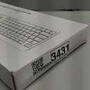 Wireless Keyboard and Mouse Combo, Full Size Silent Ergonomic Keyboard and Mouse, Long Battery Life, Optical Mouse, 2.4G Lag-Free Cordless Mice Keyboard for Computer, Mac, Laptop, PC, Windows(White)