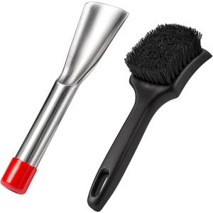 XANGNIER Lawn Mower Deck Scraper Cleaner Brush Kit,Lawn Mower Accessories,Lawnmower Cleaning Tools,2 Pcs