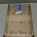 Wood 9x14 Frame Gold, Ornate Natural 14x9in Poster Picture Frame, Modern Golden 9 x 14inch Gallery Wall Photo Frame with HD Plexiglass, Horizontal Vertical Wall Mounting Display 1pcs