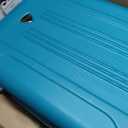 Travelers Club Chicago Hardside Expandable Spinner Luggage, Teal, 22" Carry-On