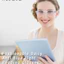 Hubeye 3 Packs Reading Glasses for Women Blue Light Blocking Reader, Anti UV Readers for Women Computer EyeglassesBlack+Zebra+Purple+0.0