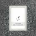 HD Designs Gray Geo Pattern Photo Frame, 7 x 5 in