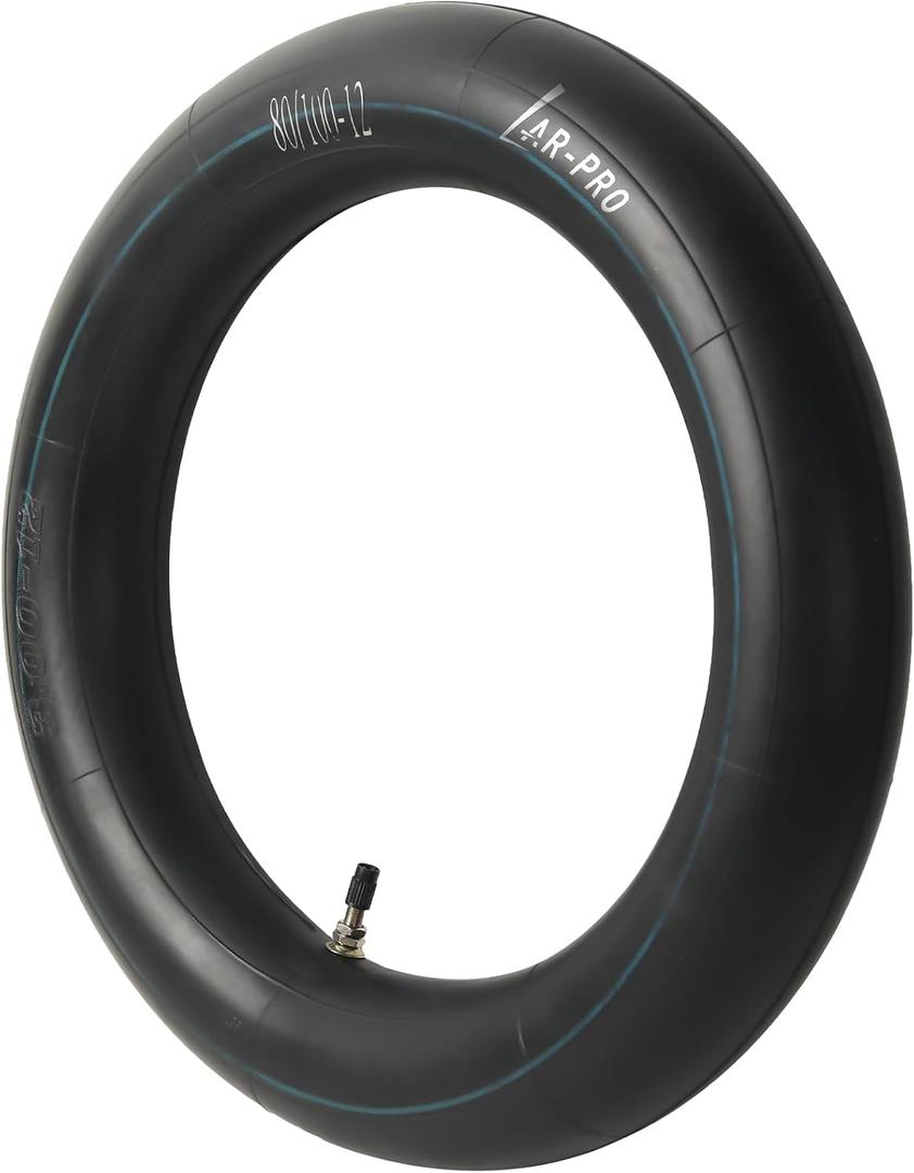 AR-PRO 2.75/3.00-12" (80/100-12) Dirt Bike Inner Tubes, Heavy Duty Motorcycle Inner Tube with TR4 Straight Valve, Compatible with Honda CRF70F/XR70, Yamaha TTR 90, Kawasaki, and More (1-Pack)