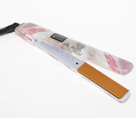 CHI Tourmaline Ceramic Series Flat Iron, Hair Straightener For Silky, Smooth Hair, 392F Maximum Temperature, 1" Iron