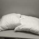 20x20 Decorative Throw Pillow Inserts-Down Feather Pillow Inserts-Square-Cotton Fabric-Set of 2-White