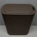 Cesun Motion Sensor Trash Can, 5 Gallon Automatic Bathroom Garbage Can with Lid, Touchless Smart Plastic Slim Wastebasket for Bathroom, Office, rv, Bedroom, Living Room, Brown