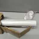 Tension Curtain Rod by EZFurni, 42-123 Inches, Heavy Duty Tension Rods for Windows, Adjustable Spring Loaded Curtain Rods No Drilling, Renter Friendly, Hold Up Blackout Curtains and Non Slip, White