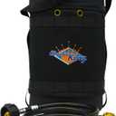 Flame King Gas Hauler Kit - Insulated Protective Carry Case for 5LB Propane Tank Plus Adapter Hose for Camping and Outdoor Adventures