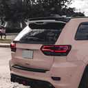 Rear Trunk Splitter Tailgate Mid Spoiler Wing Compatible with Jeep Grand Cherokee 2014-2020 R Style ABS Spoiler Splitter Tail Protector Body Kit, Glossy Black