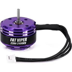INJORA Fat Viper 2204 2400KV Brushless Outrunner Motor for TRX4M 1/18 RC Upgrade