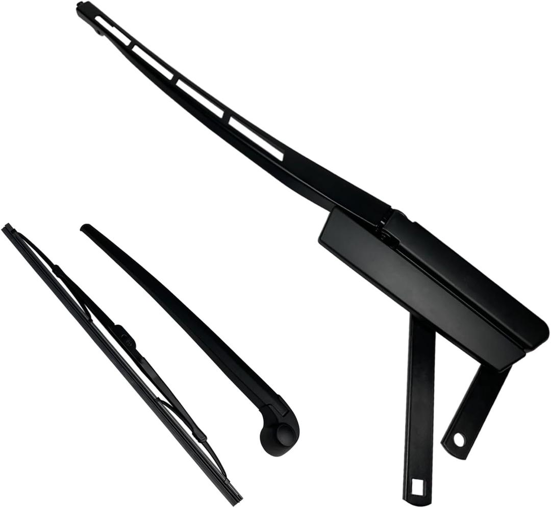 koxuyim Front Right Passenger Side Windshield Wiper Arm Compatible with 2007-2016 Audi Q7 Replaces# 4L1955408B 4l1955408B1P9 | with 1 Rear Wiper Arm & Blade