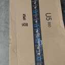 LUISLADDERS Telescoping Ladder A Frame, 16.5ft Aluminum Extension Folding Telescopic Ladder Lightweight 330lbs Max Capacity, Multi Purpose RV Ladder for Outdoor Work