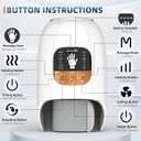 Hand Massager with Heat and Compression, 6 Modes 6 Intensities 3 Heating Options Hand Massager for Arthritis and Carpal Tunnel Relief with Cooling Fan & Touchscreen & Palm Roller, Gifts for Women Men