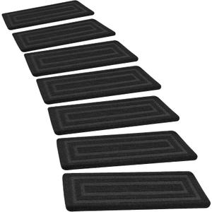 PURE ERA Bullnose Carpet Stair Treads for Wooden Steps Indoor 14 Pcs, 30 x 9.5 Inch