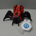 Remote Control Spider Toy, Robot Spider with 2.4 GHz Remote Controller, RC Spider Stunt Robot with Spray/Lights/Music, Realistic Spider Gift for Boys Girls, Halloween, Christmas, Toys for Party Prank (Red)