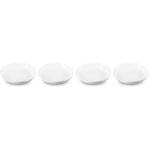 Le Creuset Stoneware Set of 4 Pasta Bowls, 8.5" each, White