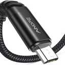 AINOPE Micro USB Cable Charger Android 2 Pack 6.6FT for Samsung Galaxy S7 Charging Cable, Phone Charger Cord Compatible with Samsung Galaxy S6,J7 Edge Kindle Note 5 Durable Nylon Material-Black