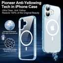 for iPhone 17 Case with Screen Protector,[Compatible with Magsafe] Military-Grade Protection & Anti-Yellowing,Magnetic Phone Case for iPhone 17,Blue