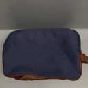 Vorspack Large Toiletry Bag Hanging Dopp Kit for Men Water Resistant Canvas Shaving Bag with Large Capacity for Travel - Navy Blue